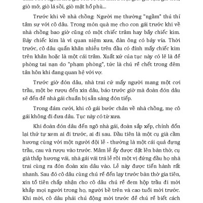  Nghi Lễ Và Tập Tục Người Việt Với Phụ Nữ (Tái bản 2025)