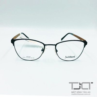 GỌNG KÍNH NỮ, KIM LOẠI, CÀNG GỖ THỜI TRANG, CHÍNH HÃNG JUBILANT JU6303-C4