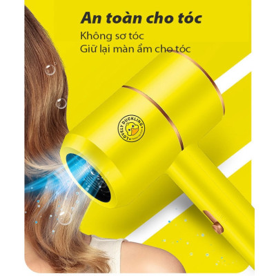  Sấy tóc con vịt vàng   mini , phụ kiện làm đẹp không thể thiếu của chị e phụ nữ