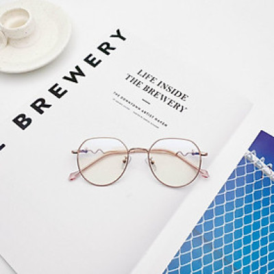 Kính vintage Kim loại Hàn Quốc (Nhiều màu) + tặng Tuavit móc khóa mini