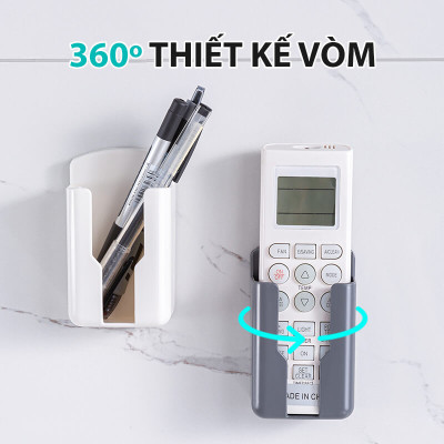 Giá Đỡ Điều Khiển Dán Tường Hamart Kệ Để Remote TV Điều Hoà Quạt Treo Tường Dán Chữ U Siêu Dính