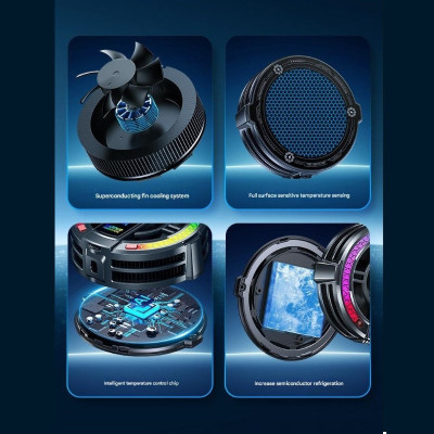 Tản nhiệt sò lạnh Led RGB TH06 PRo Ai Gaming siêu mát cho máy tính bảng hàng nhập khẩu
