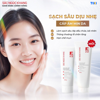 Combo 5 món Nước tẩy trang 145ml + Sữa rửa mặt 100g + Nước hoa hồng 145ml + Kem chống nắng 50g + Kem dưỡng da ban đêm 10g [Sắc Ngọc Khang official]