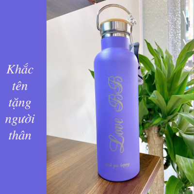 [Quà tặng cao cấp-Thương hiệu Mỹ] Bình giữ nhiệt cao cấp Elemental, set hộp quà tặng Mộng mơ, quà tặng dành cho cha mẹ,