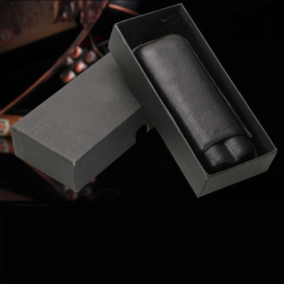 Ống Đựng Xì Gà Hai Điếu HY1205 Bằng Da Chống Thấm Nước (Màu Ngẫu Nhiên)