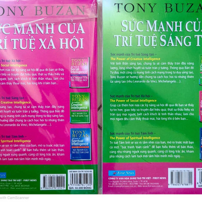 Combo Tony Buzan : 2 Quyển Sức mạnh của trí tuệ sáng tạo + Sức mạnh của trí tuệ xã hội