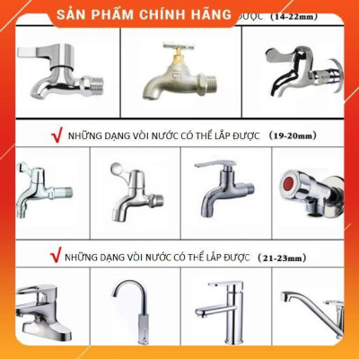 Bộ dây vòi xịt nước ️ , tăng áp 3 lần, loại 7m, 10m 206319 cút sập,nối nhựa v + túi đựng bút