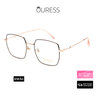 Gọng kính cận F63061 chất liệu titan thời trang mắt kính OURESS nam nữ siêu nhẹ siêu bền