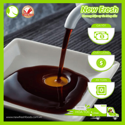 [GIAO NHANH HCM] Nước Tương Nhật Bản Kikkoman Lên Men Tự Nhiên - Chai 1L 