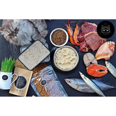 Pate Tươi Tôm Gà THEPETVN 1Kg Cho Chó Mèo từ 01 Tháng Tuổi (Mixed Chicken And Prawn)