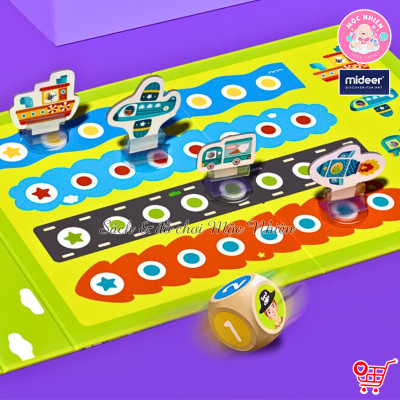 Đồ Chơi Xếp Hình Nam Châm Sáng Tạo Phiên Bản Mới Bao Gồm Trò Chơi BoardGame - Mideer Magnets Toys