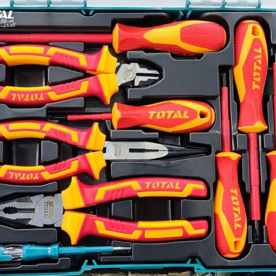 BỘ 9 CÔNG CỤ CẦM TAY CÁCH ĐIỆN TOTAL THKTV02H091 - HÀNG CHÍNH HÃNG