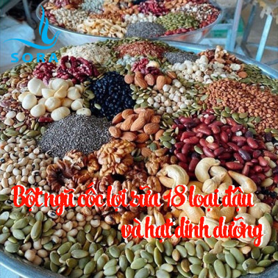 Sora Bột ngũ cốc lợi sữa 18 loại đậu &  hạt dinh dưỡng