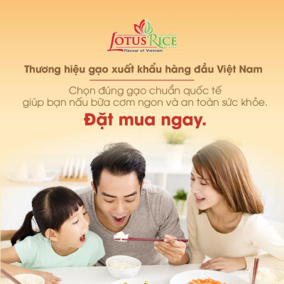 Gạo Nhật Sushi Lotus Rice 5kg - Chuẩn nhà hàng Nhật