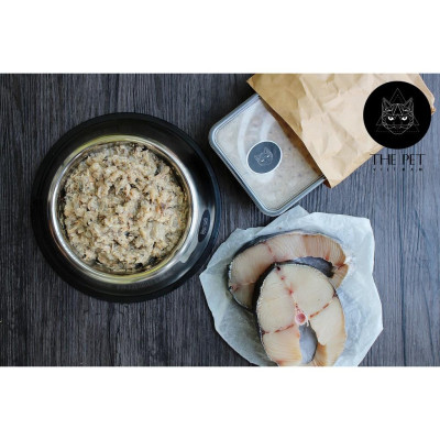 Thức Ăn Chó Mèo Pate Vị Cá Thu THEPETVN Bổ Sung Canxi (King Mackerel Fresh Pet Paste)