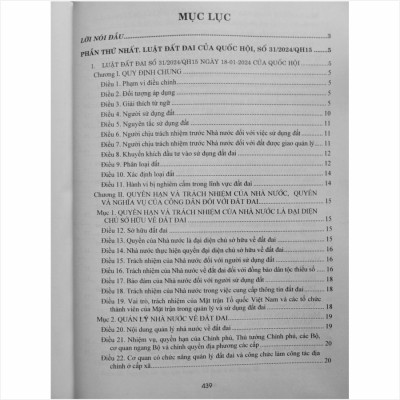 Hệ Thống Toàn Văn Luật Đất Đai 2024 - Luật Nhà Ở 2023 - Luật Kinh Doanh Bất Động Sản 2023