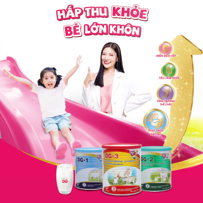 [TẶNG 1 LON DG-3 - HSD 10/2025] Sữa Dê Công Thức DG-3 400g [HSD 10/2025]