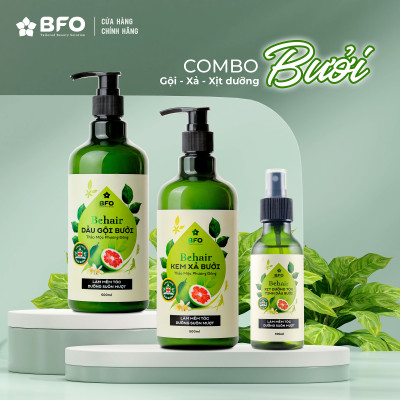 Xịt Dưỡng Tóc Tinh Dầu Bưởi Mọc Tóc Phục Hồi Tóc BFO Behair 100ml Dưỡng Tóc Hỗ Trợ Mọc Tóc