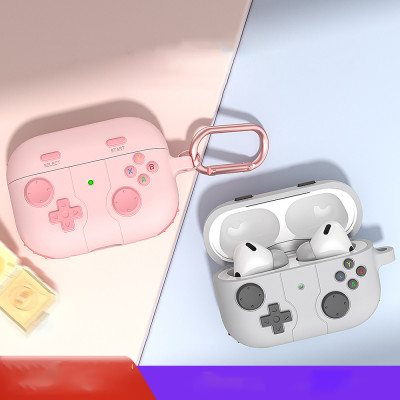 Case vỏ ốp bảo vệ dành cho tai nghe Airpods 1, 2, 3, 4, airpod Pro 1, Pro 2 silicon kèm móc kim loại - Hàng chính hãng