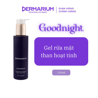 Gel Rửa Mặt Than Hoạt Tính Dermarium Good Night Cleanser
