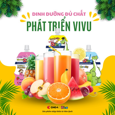 Nước Uống Bổ Sung Canxi Và Vitamin D Cho Trẻ - Long Dino Vị Sữa (1 Gói x 120ml)