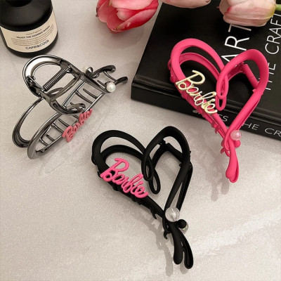 Kẹp càng cua Barbie Hình Trái Tim cách điệu Kẹp Tóc Cho Nữ - Phụ kiện Kẹp Tóc Ngọt Ngào