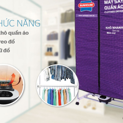 Tủ sấy quần áo Sunhouse SHD2707