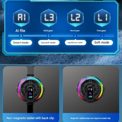 Tản nhiệt sò lạnh Led RGB TH06 PRo Ai Gaming siêu mát cho máy tính bảng hàng nhập khẩu