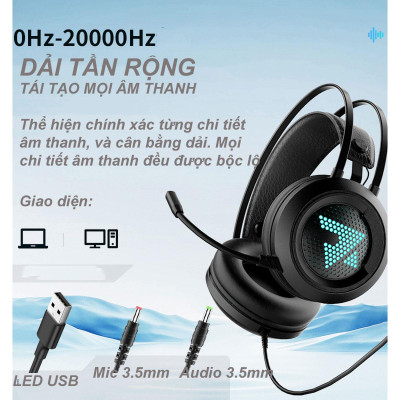 Tai nghe Gaming 3.5 mm Born to Fight - Zidli ZH6