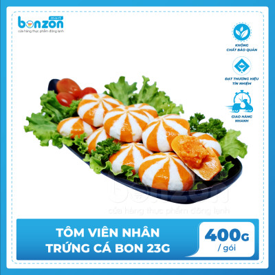 Tôm viên nhân trứng cá BON 400gr