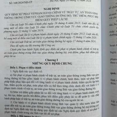 Sách Luật Trật Tự, An Toàn Giao Thông Đường Bộ - Hệ thống Văn Bản Quy Định Chi Tiết Thi Hành - V2555T