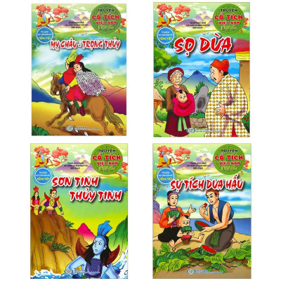 Sách - Tủ Sách Phát Triển Ngôn Ngữ Tiếng Việt - Truyện Cổ Tích Việt Nam - Bộ 9 Cuốn