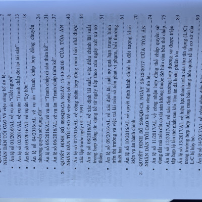 Hệ Thống 70 Án Lệ Và Các Giải Đáp Vướng Mắc Trong Nghiệp Vụ Xét Xử Của Tòa Án Nhân Dân Tối Cao Từ Năm 2016 Đến Nay