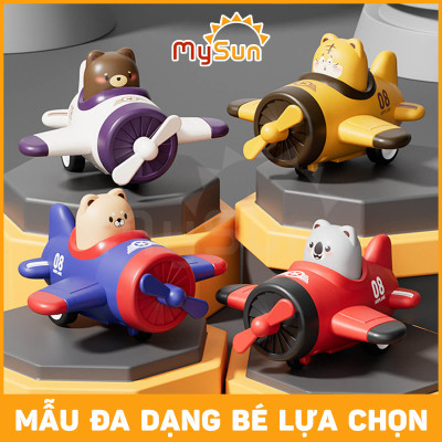 Máy bay đồ chơi mini cho bé trai chạy lên dây cót trẻ em gái MySun
