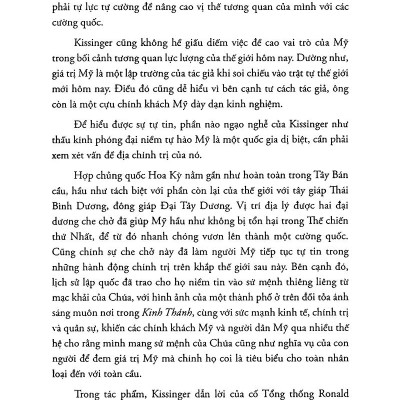 Trật Tự Thế Giới (Tái Bản 2023)