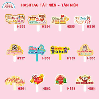 Hashtag cầm tay tất niên - tân niên