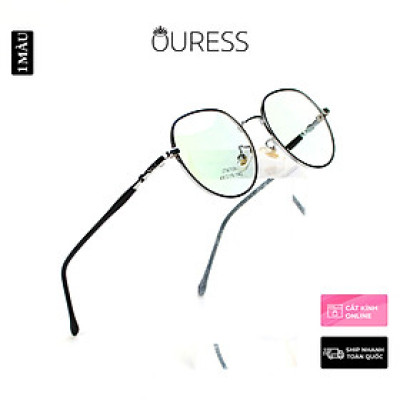 Gọng kính hợp kim thời trang nam nữ siêu nhẹ siêu bền OURESS JT6709