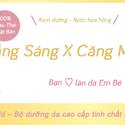 [DƯỠNG TRẮNG TOÀN DIỆN] Combo Bộ Sản Phẩm Dưỡng Da Cao Cấp Nhau Thai Nhật Bản MICCOSMO White Label Gold (Nước Hoa Hồng 180ml + Kem Dưỡng 60g - CB07)