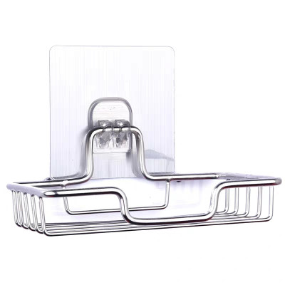 Khay Đựng Xà Bông Dính Tường Inox 304 Giá Inox Để Xà Bông Dán Tường Phòng Tắm, Kê Để Xà phòng Khô Ráo - Tiện Dụng, Sang Trọng, Không Khoan Đục. 