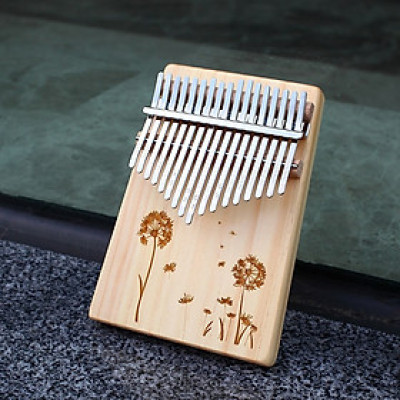Đàn Kalimba 17 Phím Gỗ Tự Nhiên | Họa Tiết Trang Trí Đẹp Mắt | Phù Hợp Cho Người Mới Bắt Đầu