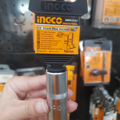 ĐẦU TUÝP MỞ BUGI 1/2" 16MM-21MM INGCO - HÀNG CHÍNH HÃNG