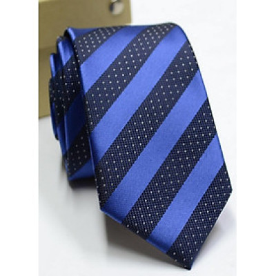 Cà Vạt Nam Titishop CVN079 (145 x 6 cm) - Xanh Đen