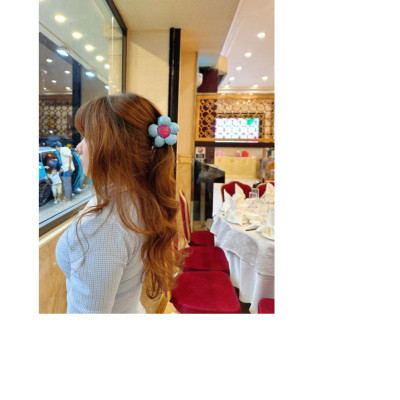 Kẹp càng cua Hình Bông Hoa tinh nghịch trẻ trung phá cách ấn tượng