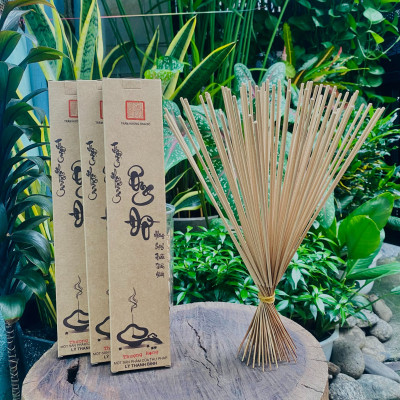 Nhang Trầm Hương 30cm, Loại Thượng Hạng, Nhang Sạch Thuần Thiên Nhiên