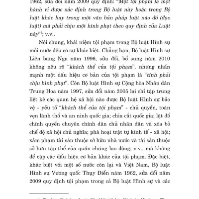 Trách Nhiệm Hình Sự Và Loại Trừ Trách Nhiệm Hình Sự