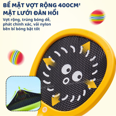 Vợt cầu lông cho bé Mideer Kids Junior Racket, đồ chơi thể thao cho bé
