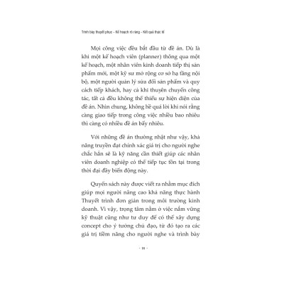 Trình Bày Thuyết Phục, Kế Hoạch Rõ Ràng, Kết Quả Thực Tế