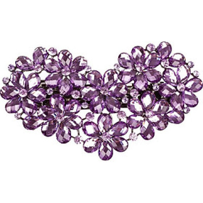 Kẹp tóc đính đá trái tim