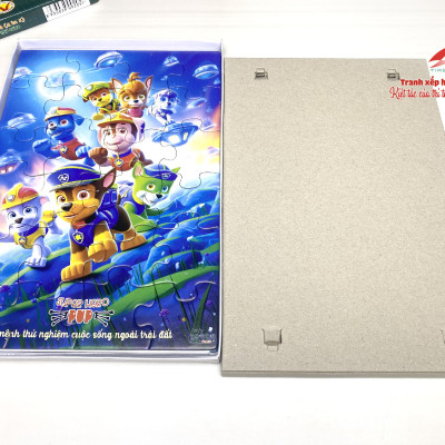 Xếp hình A4 (4 trong 1) Super_Hero_Pet ( Siêu Anh Hùng Thú Cưng)