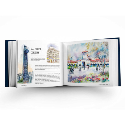 Sights Of A City Saigon - Cholon: Paintings And Sketches (Tái bản năm 2025)